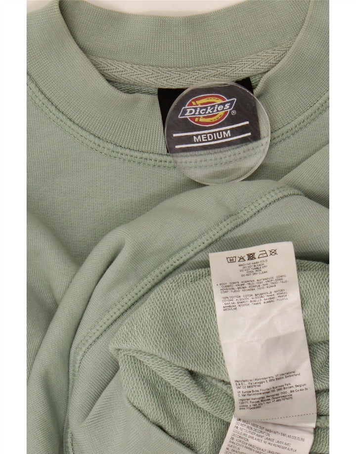 DICKIES Damen-Sweatshirt mit übergroßem, bauchfreiem Grafikmuster, Gr. 14, Mittelgrün