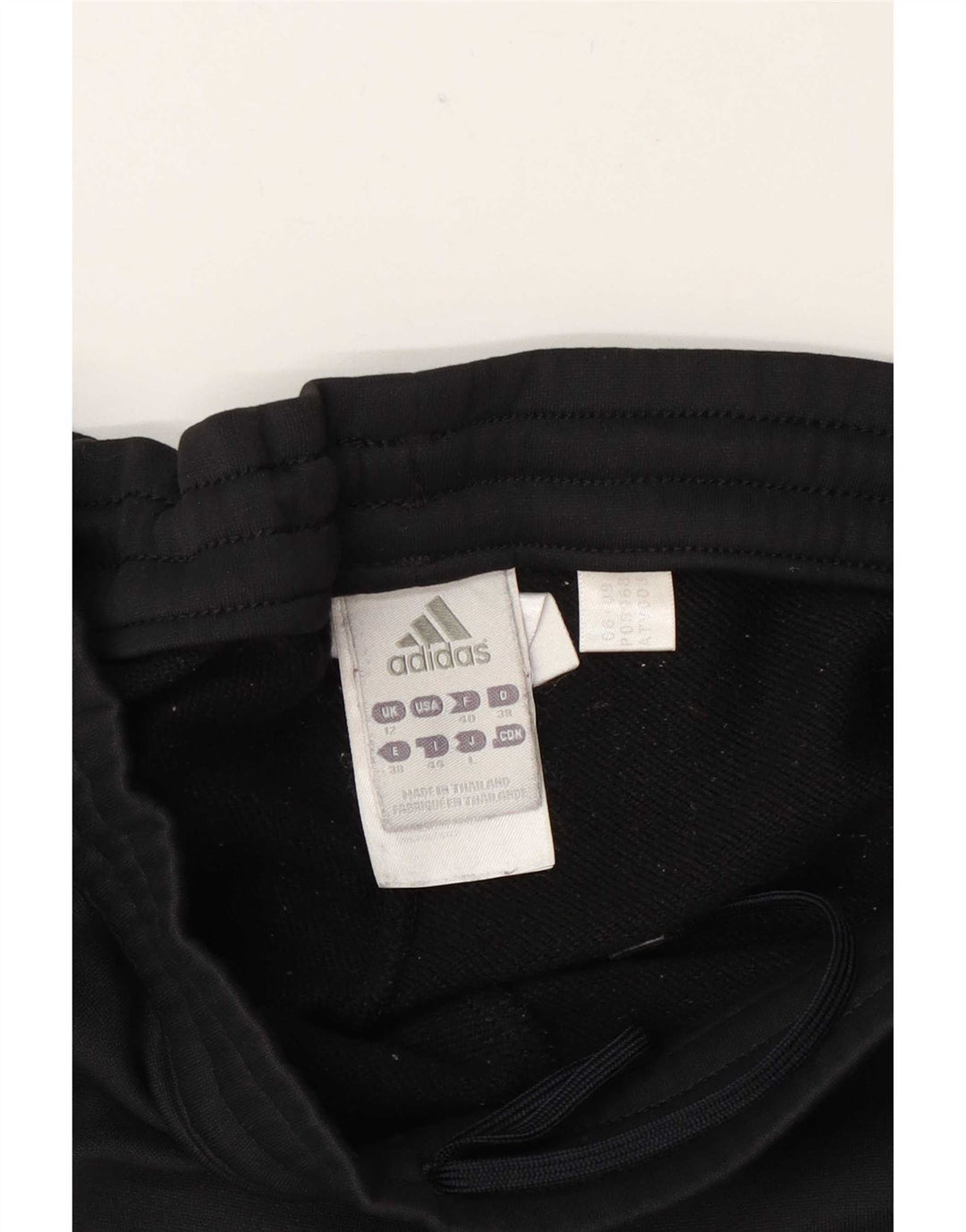 Adidas Damen Trainingshose UK 12 Medium Schwarz Polyester