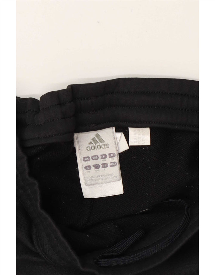 Adidas Damen Trainingshose UK 12 Medium Schwarz Polyester