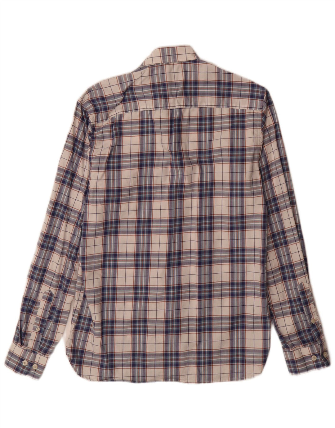 Jack & Jones Herren-Hemd, maßgeschneidert, klein, blau kariert, Baumwolle