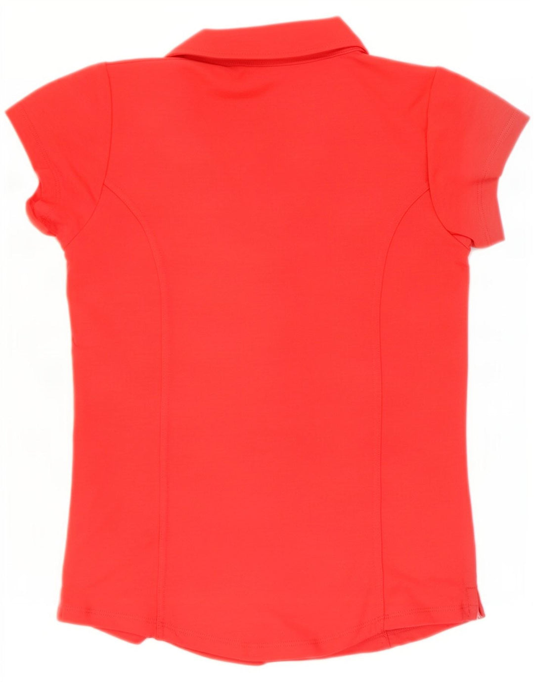 Guess Damen-Poloshirt UK 12 aus mittelroter Baumwolle