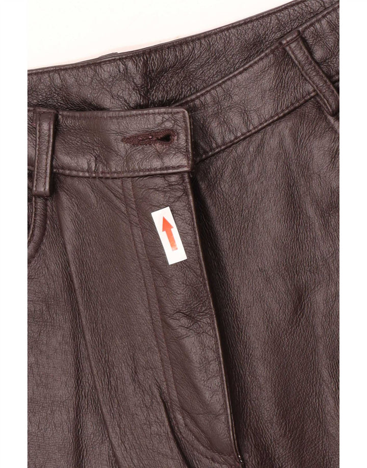 Private Damen-Lederhose IT 44 Medium W28 L32 Braun