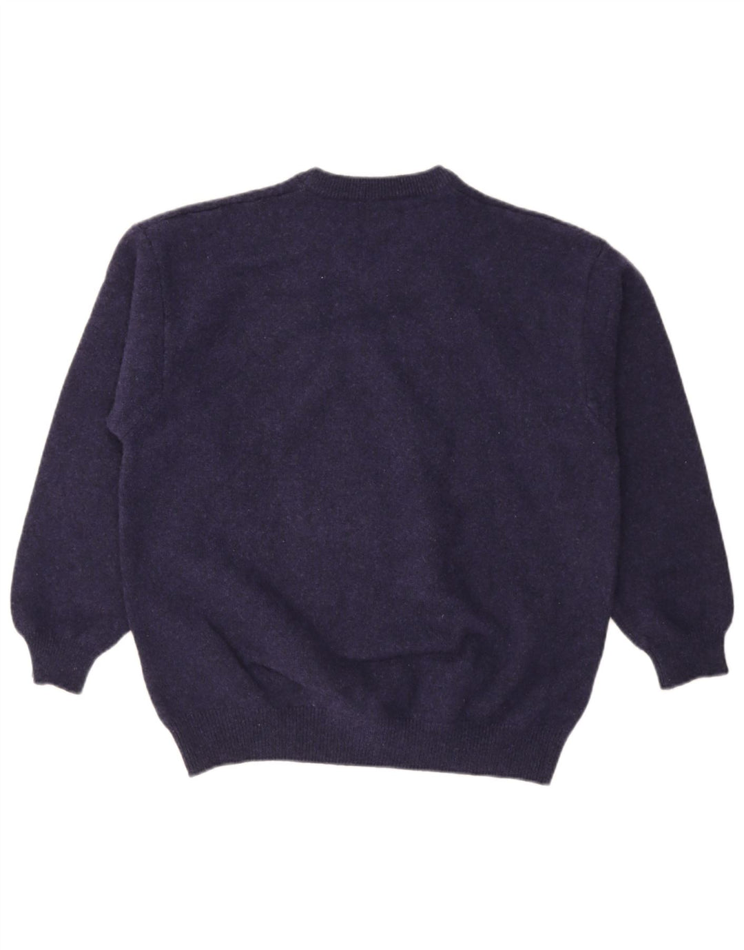 Marlboro Classics Herren-Pullover mit V-Ausschnitt, 2XL, marineblaue Wolle