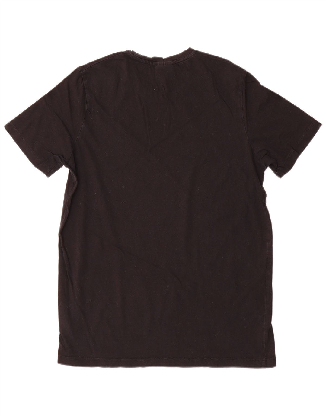 Hugo Boss Herren T-Shirt Top Medium Schwarz Baumwolle