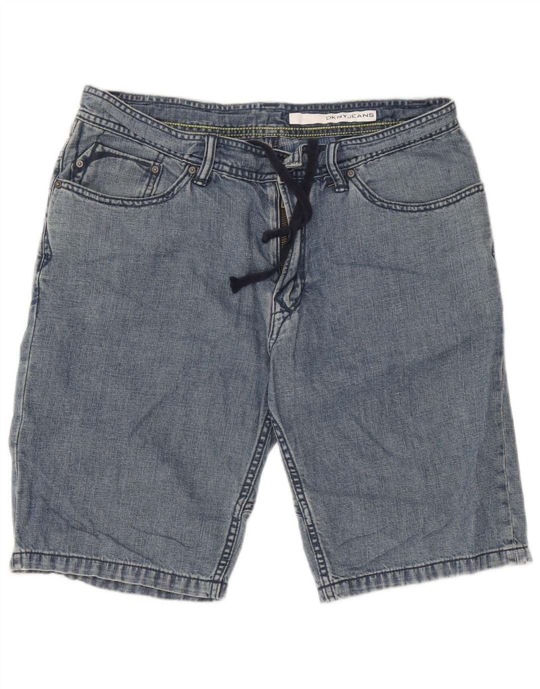 Dkny Herren Jeansshorts W31 mittelblaue Baumwolle