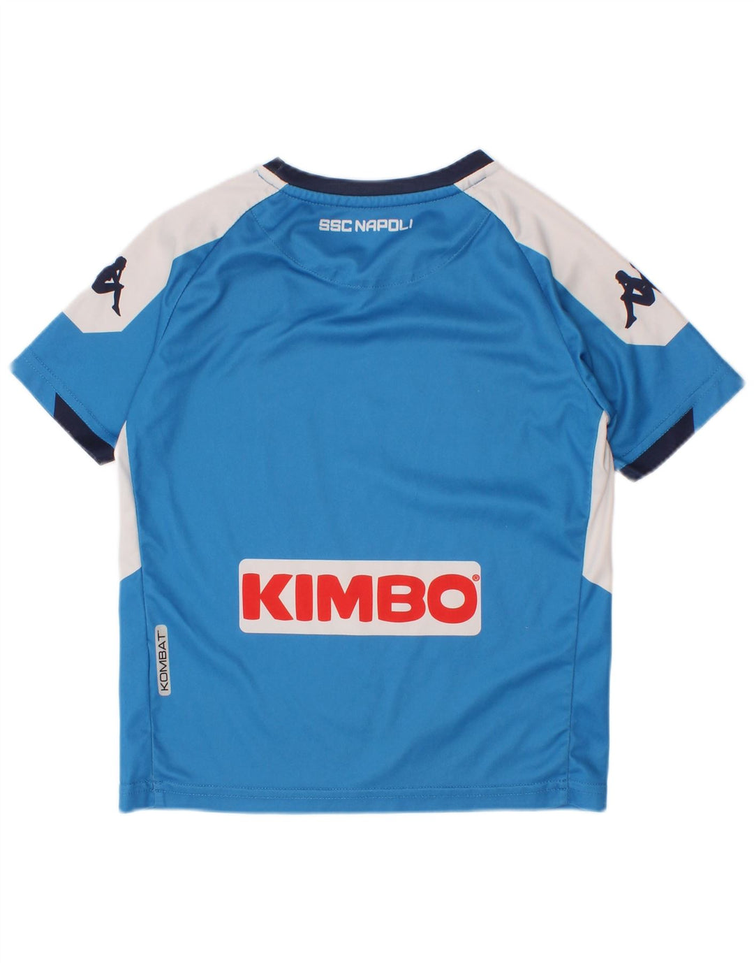 Kappa Jungen-T-Shirt mit Grafik, 4–5 Jahre, blaues Farbblockdesign