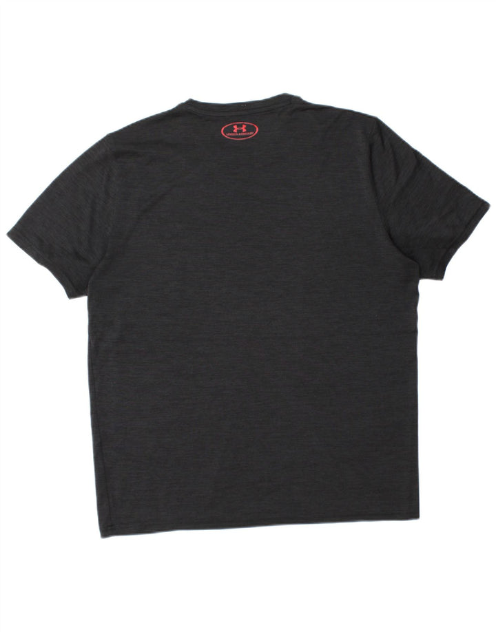 UNDER ARMOUR Herren Heat Gear Graphic T-Shirt Top Medium Schwarz