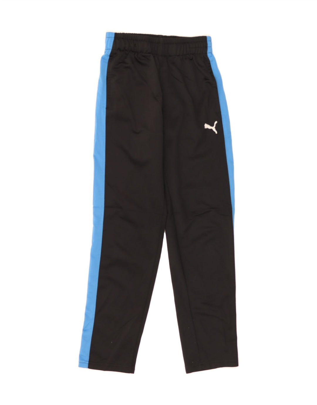 PUMA Boys Tracksuit Trousers 11-12 Years  Black Colourblock Polyester Vintage Puma and Second-Hand Puma from Messina Hembry 