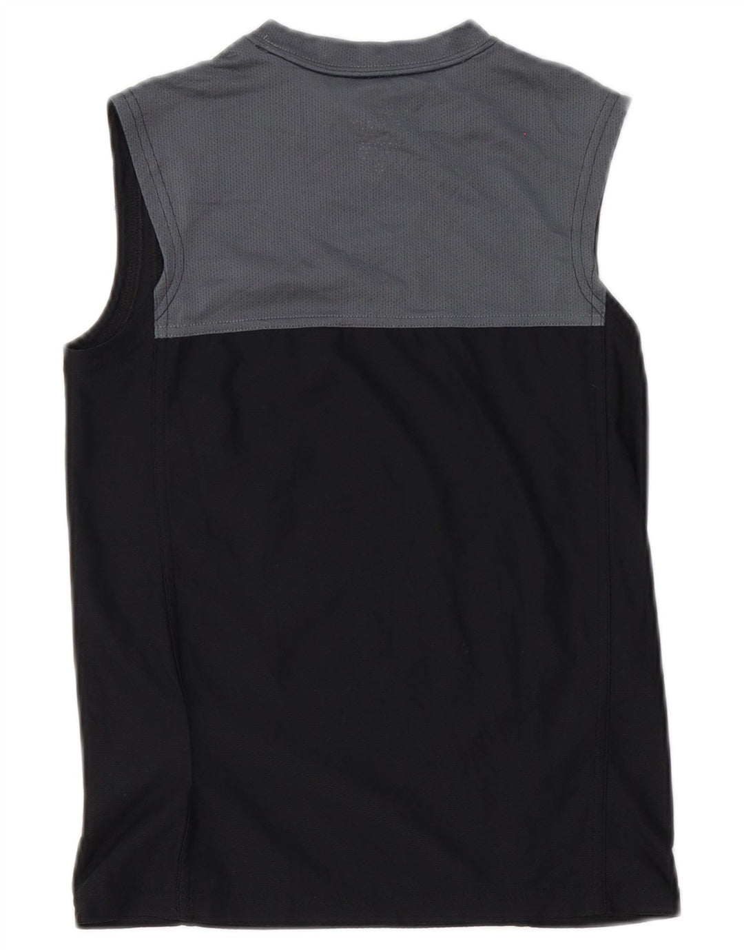 Nike Damen Dri Fit Weste Top UK 10 Small Schwarz Colourblock Polyester