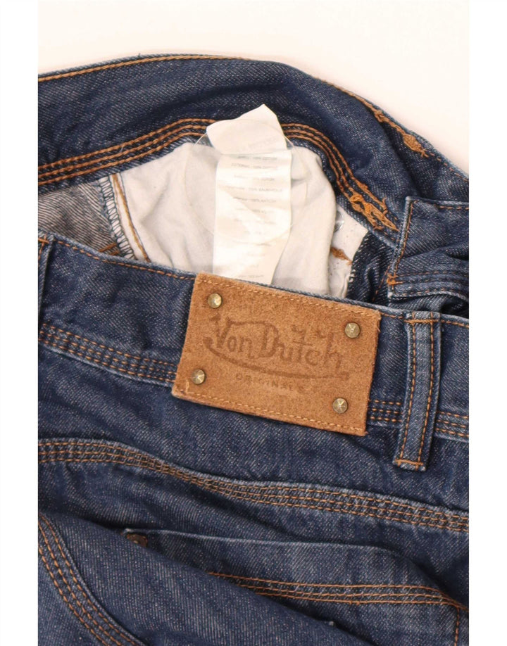 Von Dutch Herren-Jeansshorts, W29, Größe S, Blau, Baumwolle