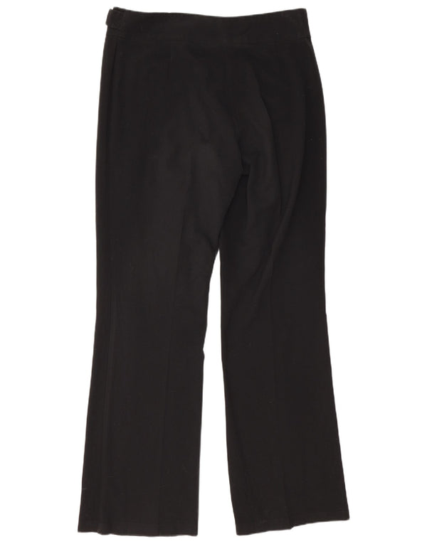 Marks & Spencer Damen Bootcut-Anzughose UK 16 Large W34 L32 Schwarz