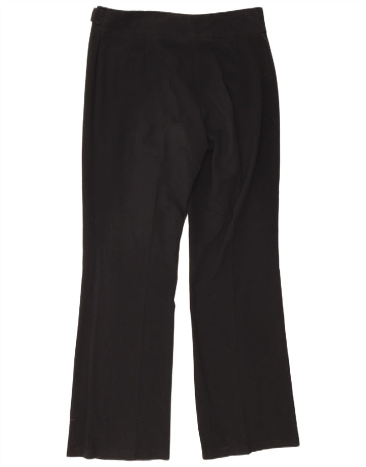 Marks & Spencer Damen Bootcut-Anzughose UK 16 Large W34 L32 Schwarz