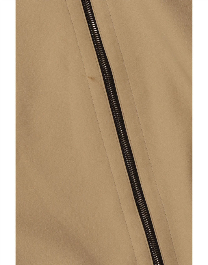Calvin Klein Damen Mantel EU 42 Large Beige Polyester
