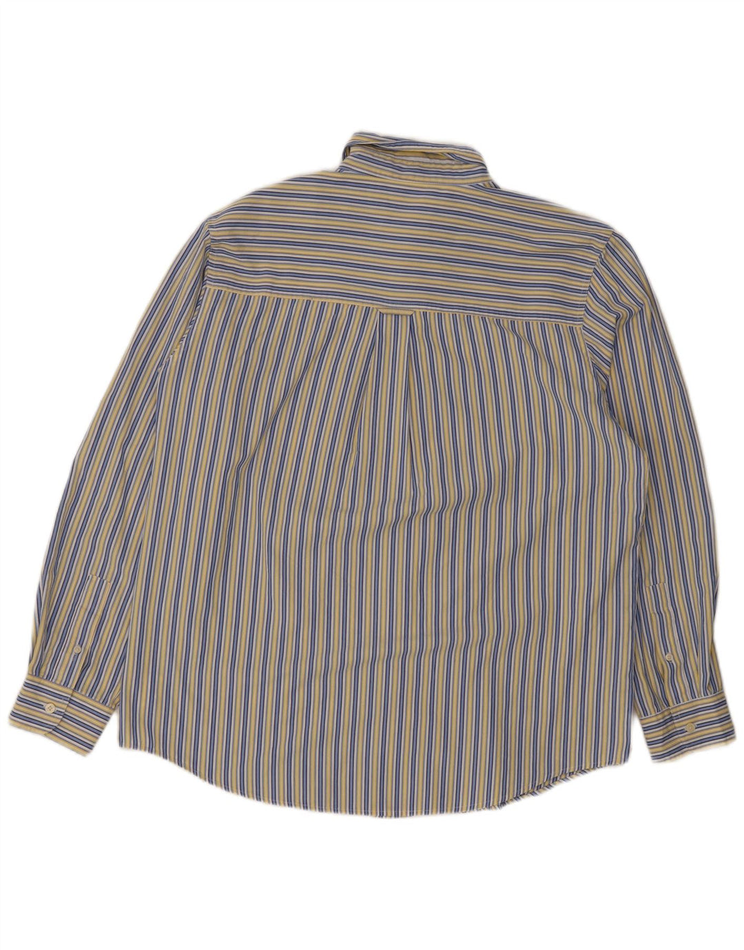 Chaps Herren-Hemd mit normaler Passform, groß, blau gestreift, Baumwolle