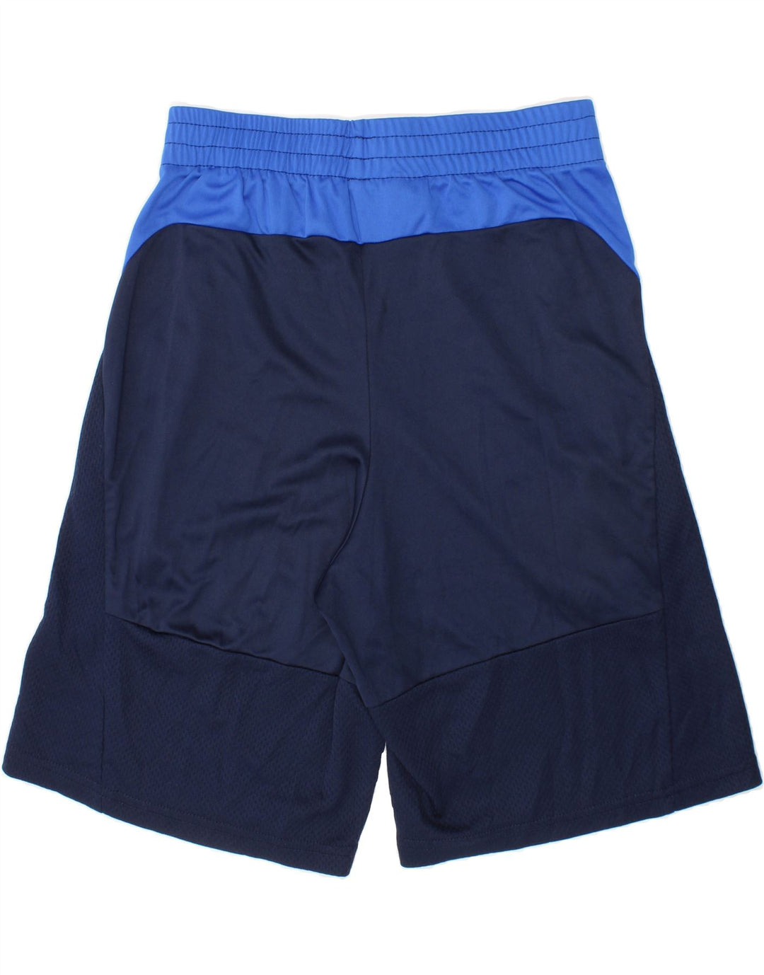 CHAMPION Boys Sport Shorts 10-11 Years Navy Blue Colourblock Polyester Vintage Champion and Second-Hand Champion from Messina Hembry 