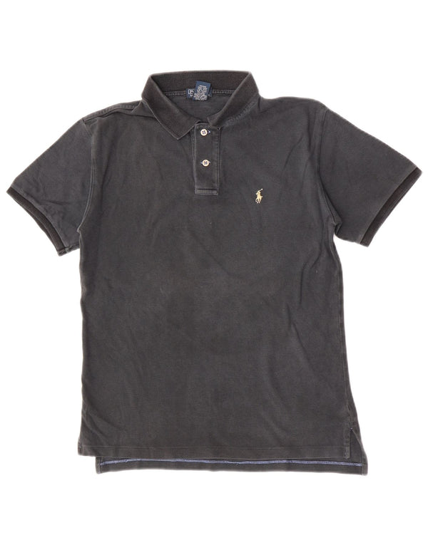 Polo Ralph Lauren Jungen-Poloshirt, 12–13 Jahre, mittelgraue Baumwolle