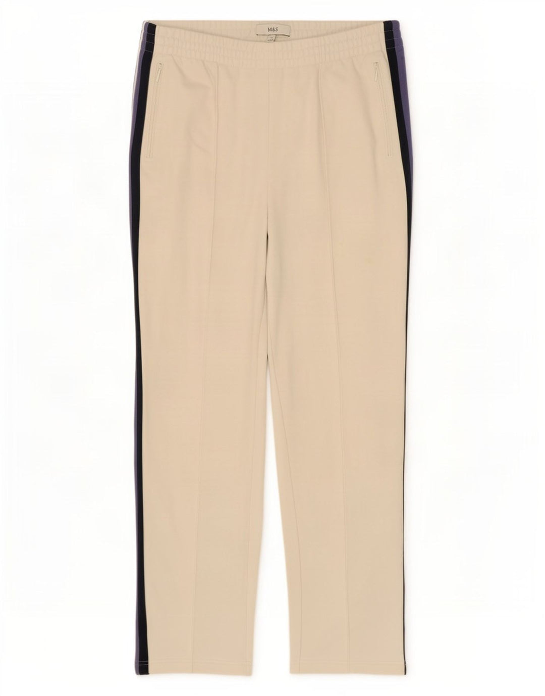 Marks & Spencer Damen-Trainingshose, Größe M, gebrochenes Weiß, UK 12