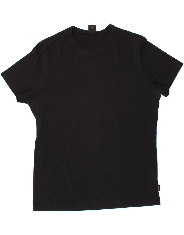 HUGO BOSS Mens T-Shirt Top Medium Black Cotton Vintage Hugo Boss and Second-Hand Hugo Boss from Messina Hembry 