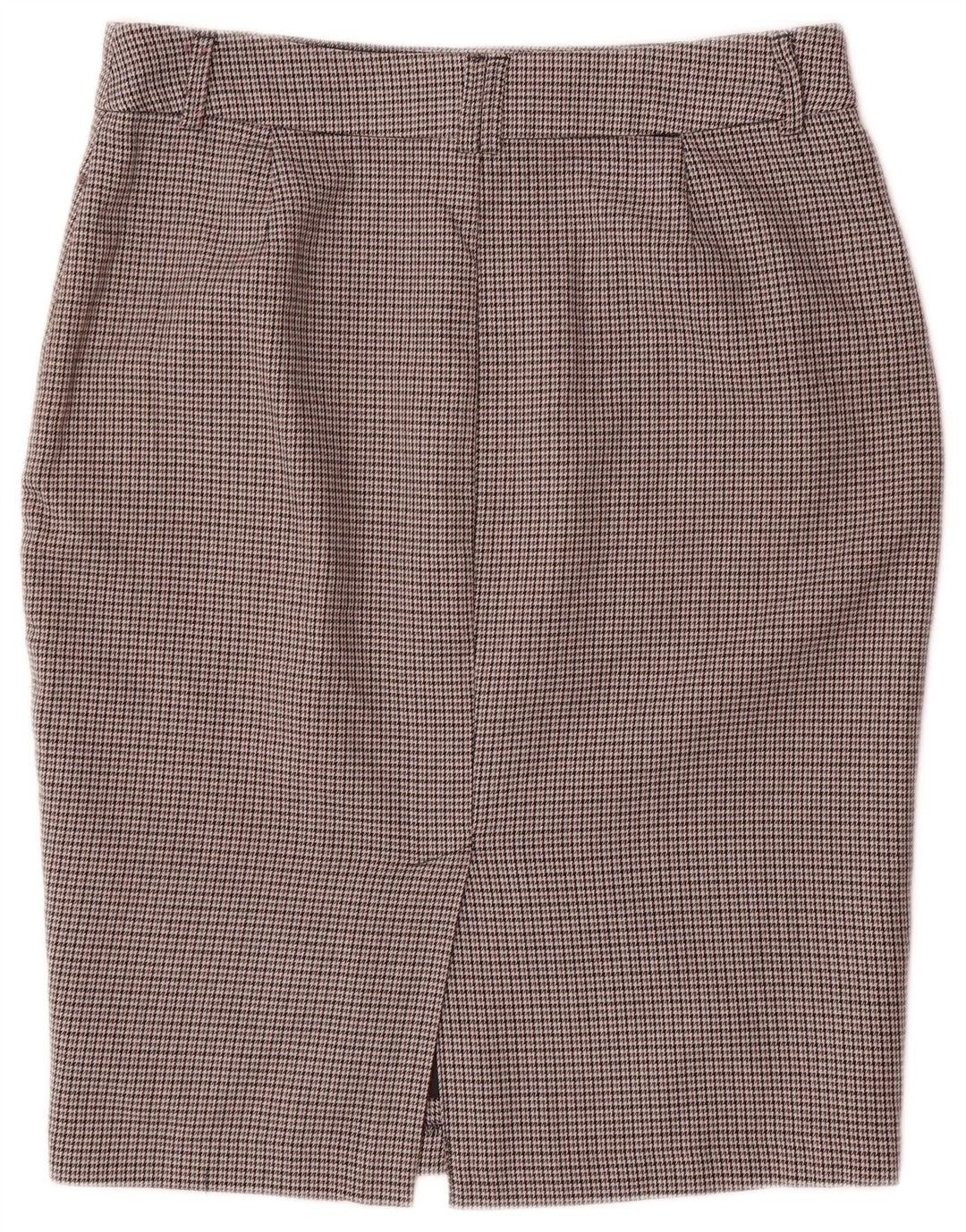 Marks & Spencer Damen Bleistiftrock W32 Large Grey Houndstooth