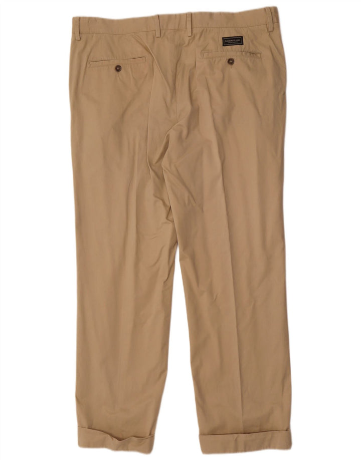 Marlboro Classics Gerade Herren-Chinohose W38 L30 Beige