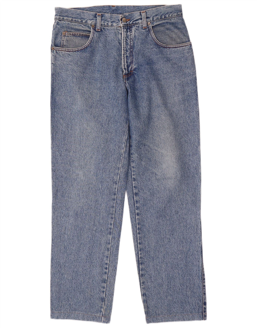 Naf Herren Straight Jeans W34 L30 Blaue Baumwolle