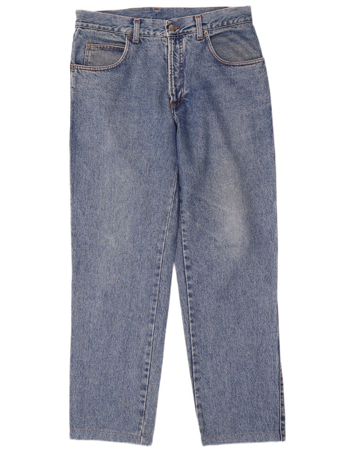 Naf Herren Straight Jeans W34 L30 Blaue Baumwolle