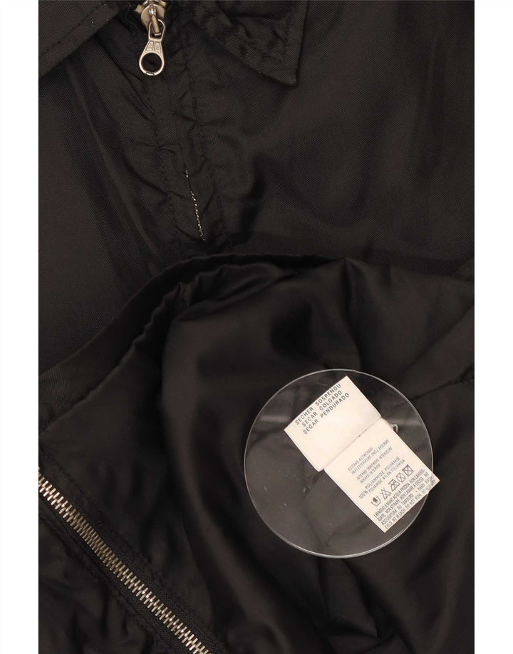 Benetton Damen Utility-Jacke IT 44 Mittelschwarzes Polyamid