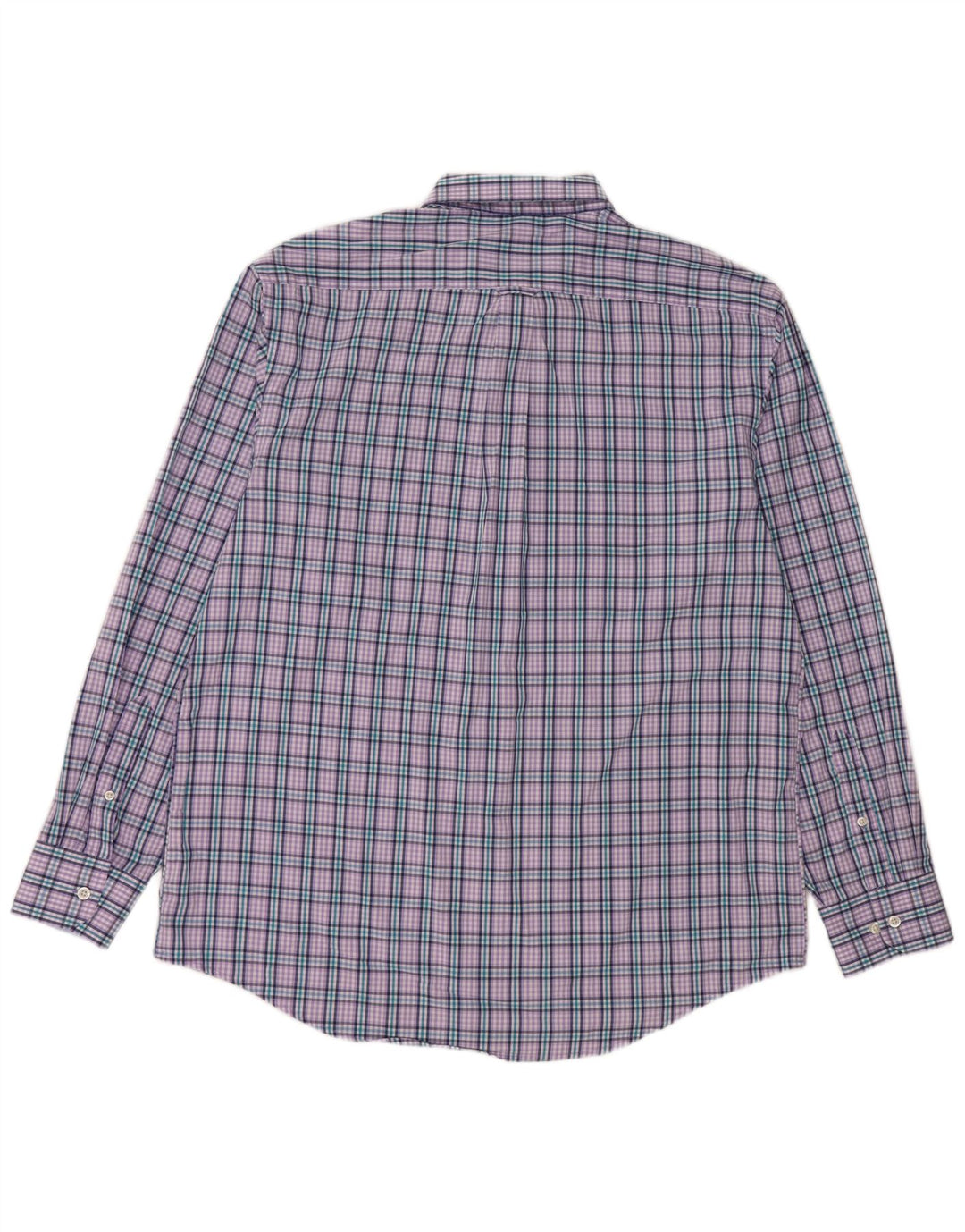 IZOD Herren-Flanellhemd, groß, violett, kariert, Baumwolle