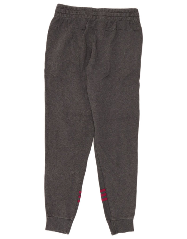 Adidas Damen Trainingshose Jogger UK 8/10 Small Graue Baumwolle