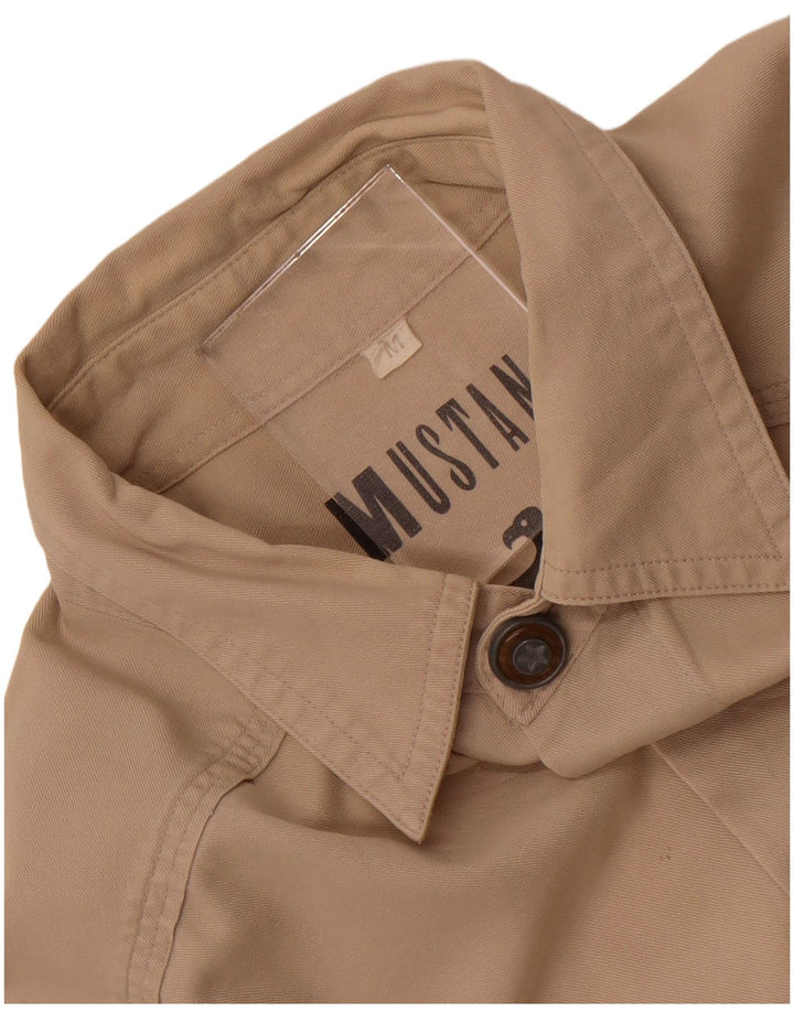 Mustang Herrenhemd Mittelbeige