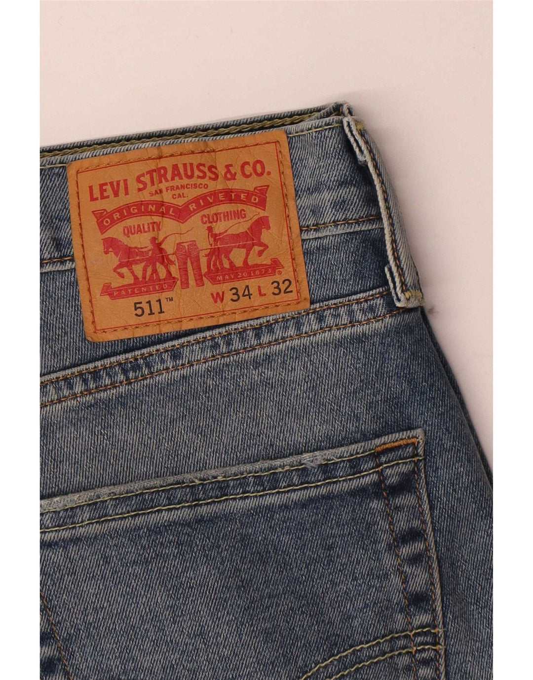 Levi's Herren 511 Slim Jeans W34 L29 Blau