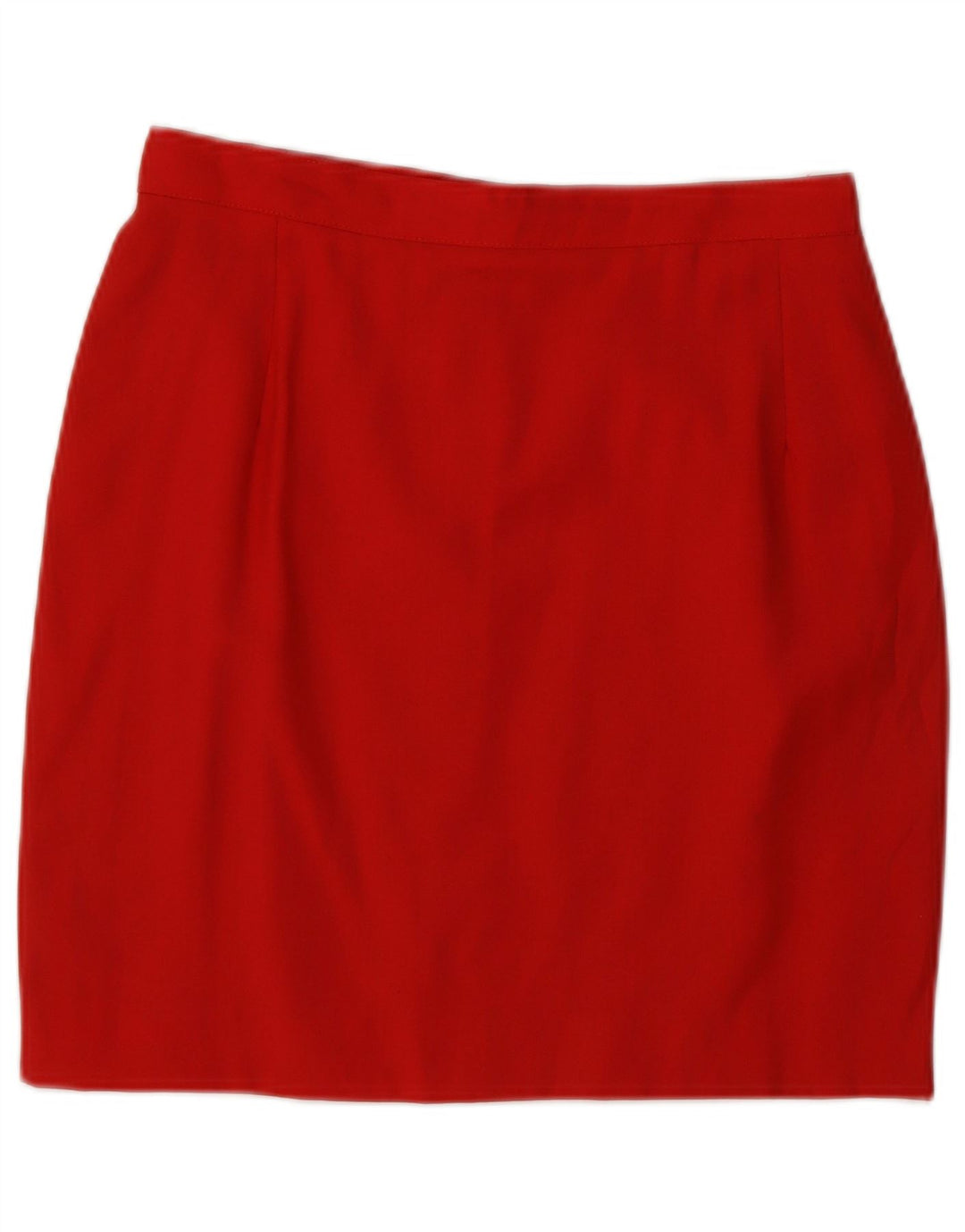 VINTAGE Damen 2-teiliges Rockset mit 2 Knöpfen IT 44 Medium W26 Rote Wolle