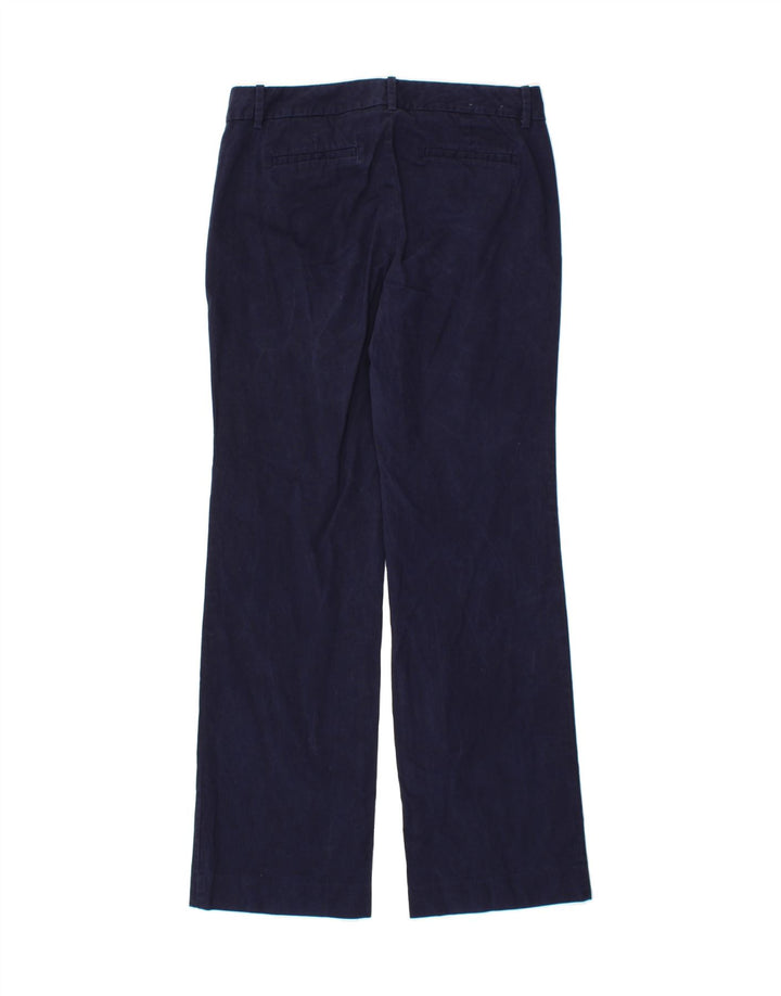 J. CREW Womens Stretch Chino Trousers US 8 Medium W30 L32 Navy Blue Vintage J. Crew and Second-Hand J. Crew from Messina Hembry 