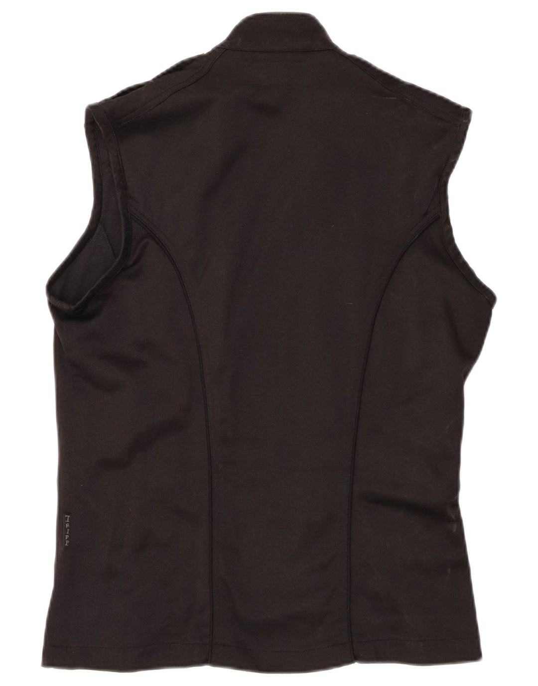 Tripp NYC Herren-Bikerweste, Größe S, Schwarz