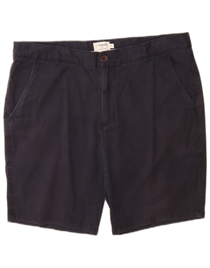 Farah Herren-Chinoshorts W36, große marineblaue Baumwolle