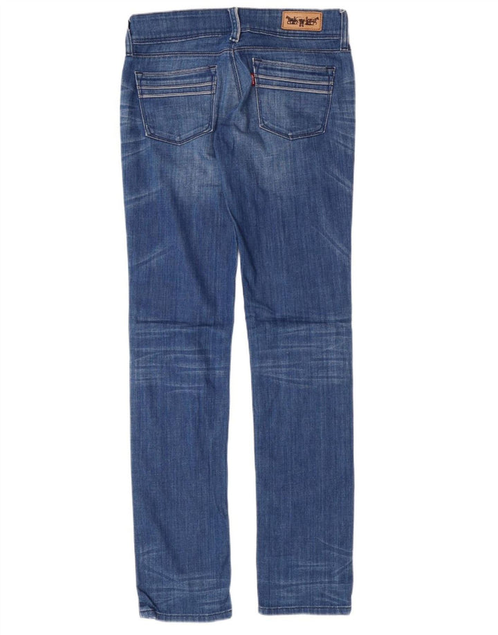 LEVI'S Damen Slim Jeans W28 L32 Blaue Baumwolle