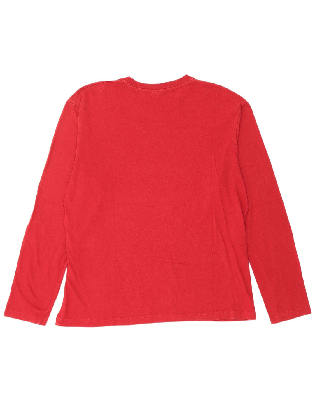 Levi's Herren-Top, langärmelig, XL, rote Baumwolle