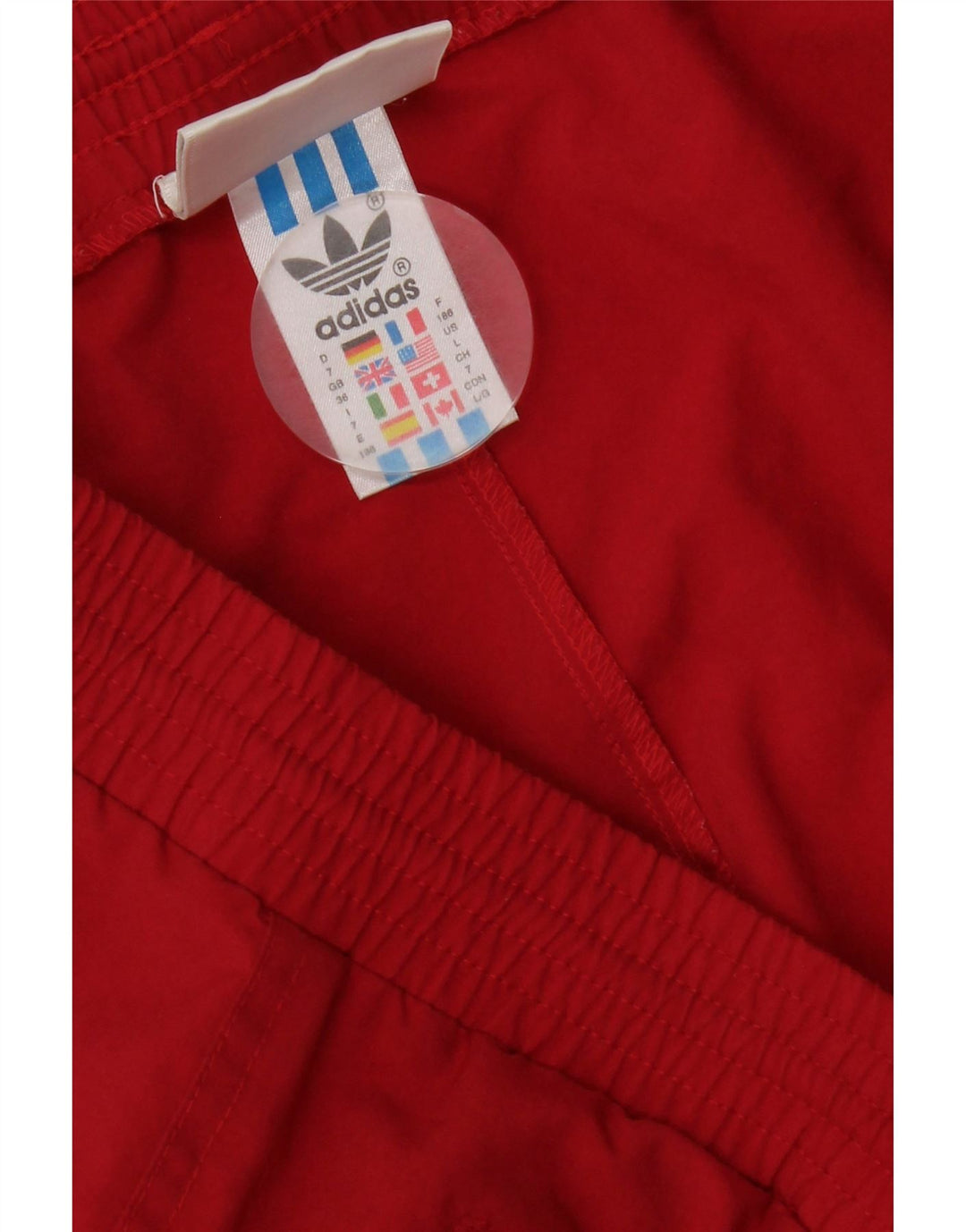 Adidas Herren-Trainingshose, Jogginghose, groß, rot, Polyester
