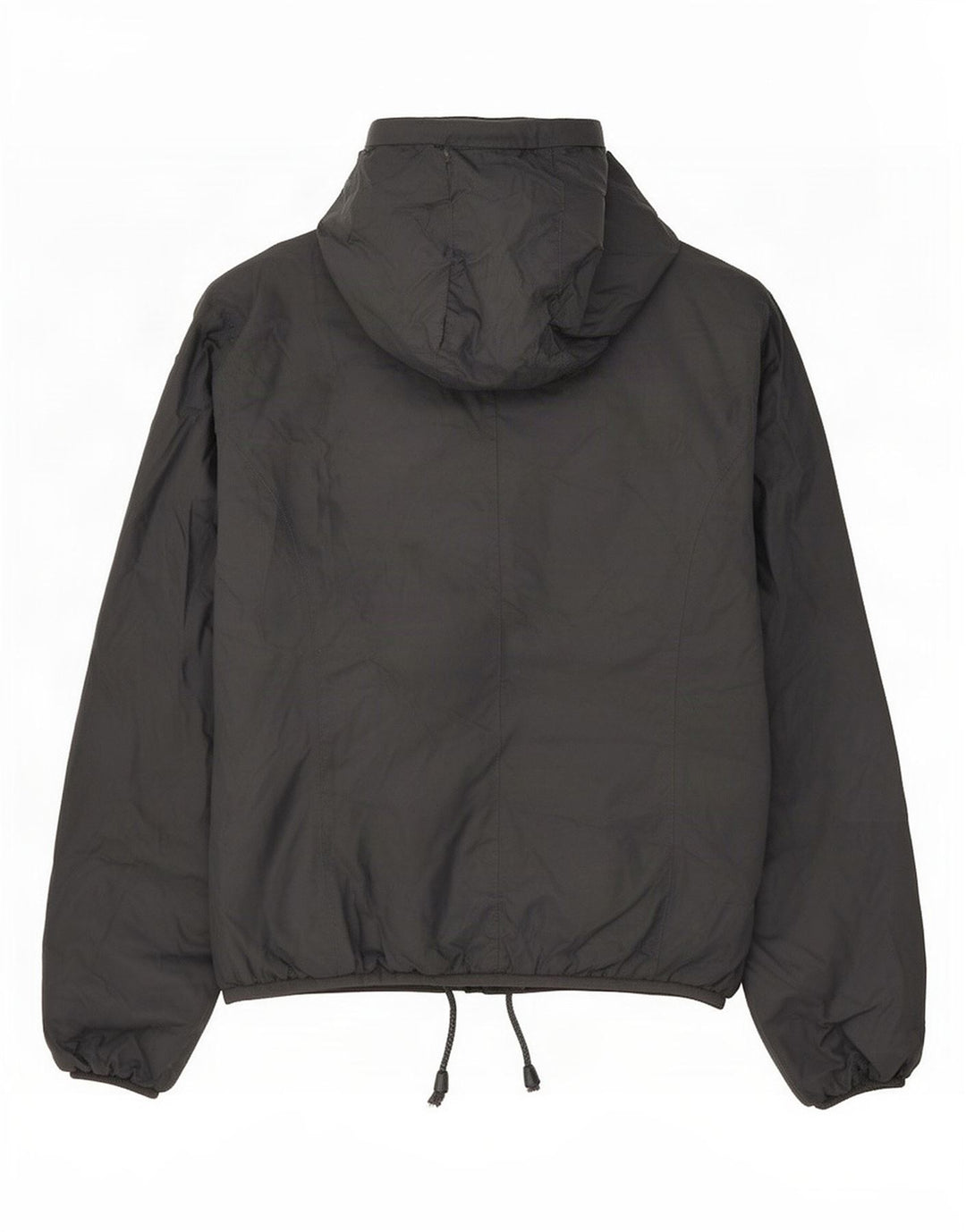 K-Way Damen-Windbreakerjacke mit Kapuze, Größe S, Größe S, Grau, Polyamid