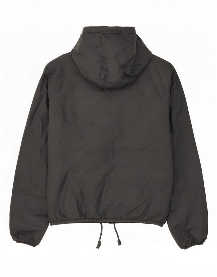 K-Way Damen-Windbreakerjacke mit Kapuze, Größe S, Größe S, Grau, Polyamid