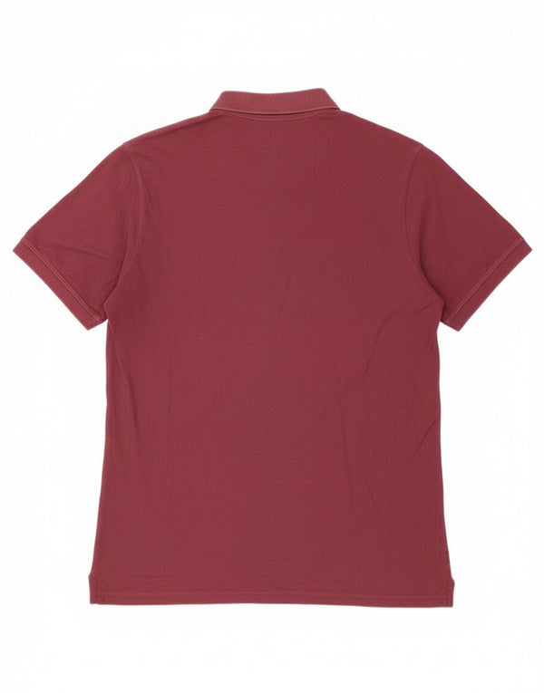 Bench Herren Poloshirt XL Burgund Baumwolle