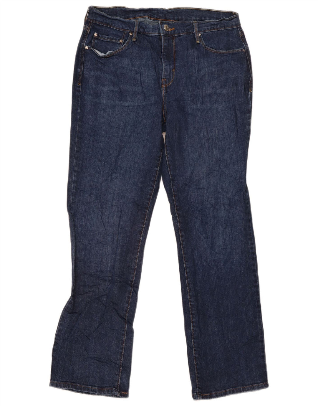 Levi's Damen Straight Jeans W32 L29 Blau