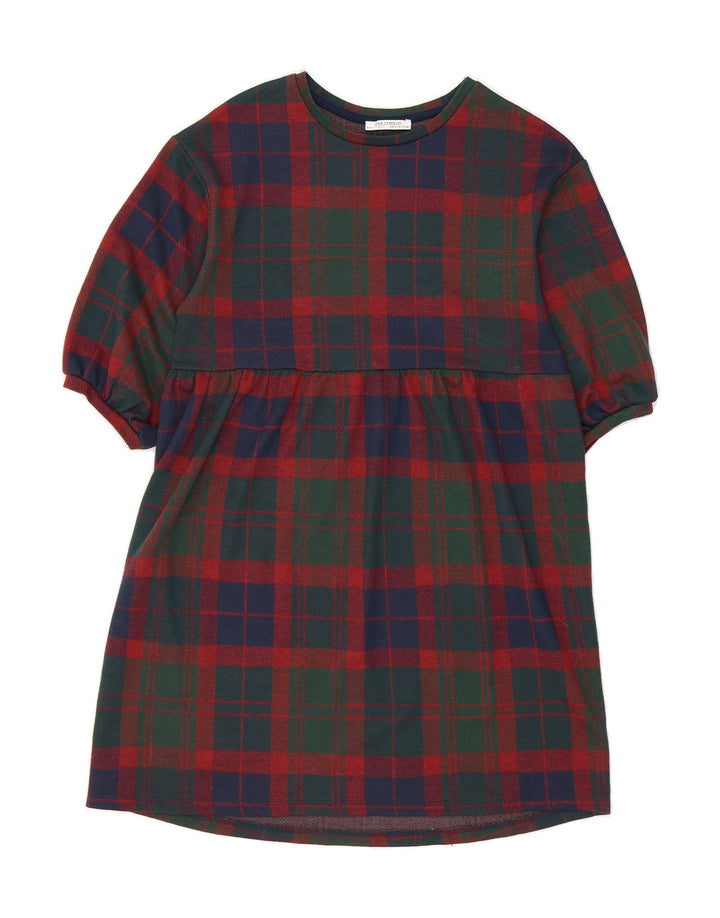 ZARA Womens Sheath Dress UK 12 Medium Navy Blue Check Vintage Zara and Second-Hand Zara from Messina Hembry 