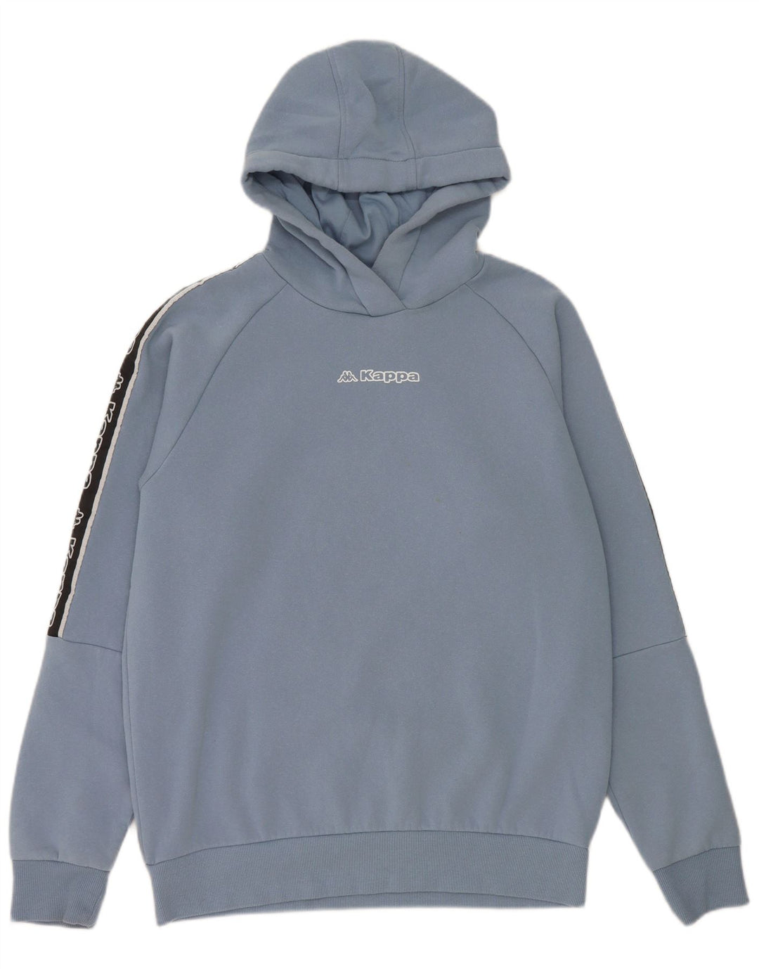 Kappa Herren Graphic Hoodie Pullover Mittelblau