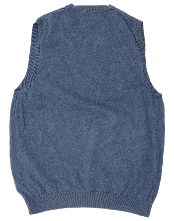 Marks & Spencer Herren-Weste, Tanktop, groß, marineblau, Baumwolle