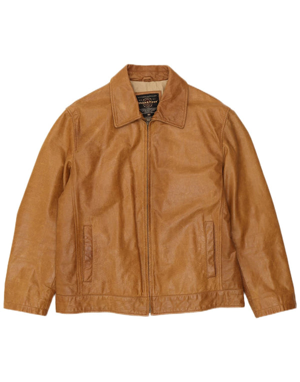 Mays & Rose Herren Lederjacke UK 42 XL Beige