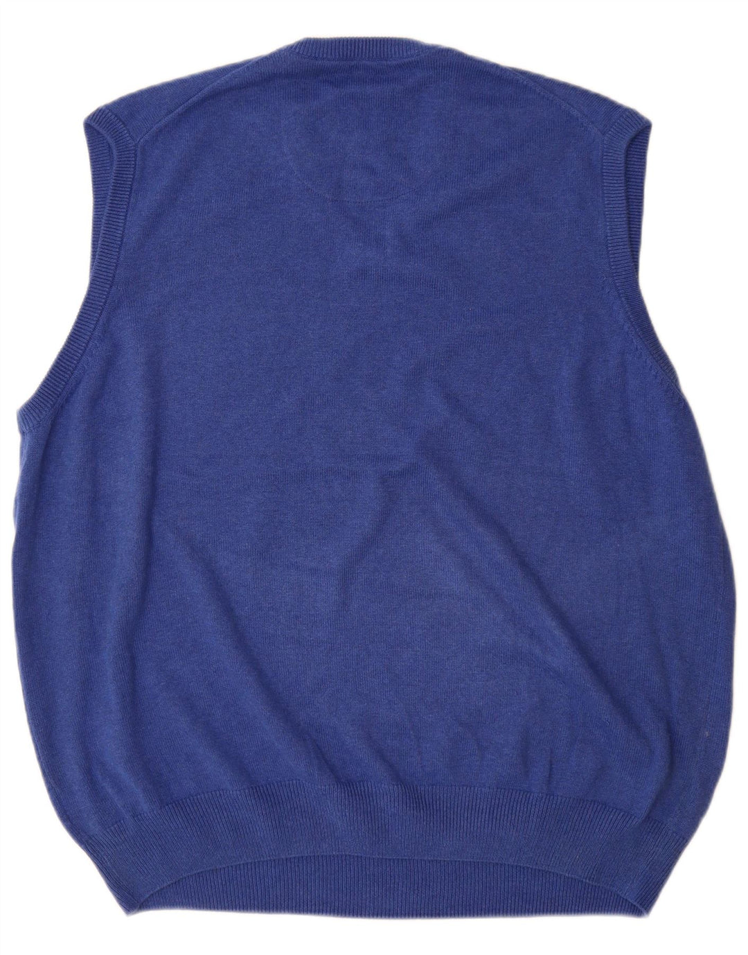 Marks & Spencer Herren Blue Harbour Weste Tank Top 2XL Blaue Baumwolle
