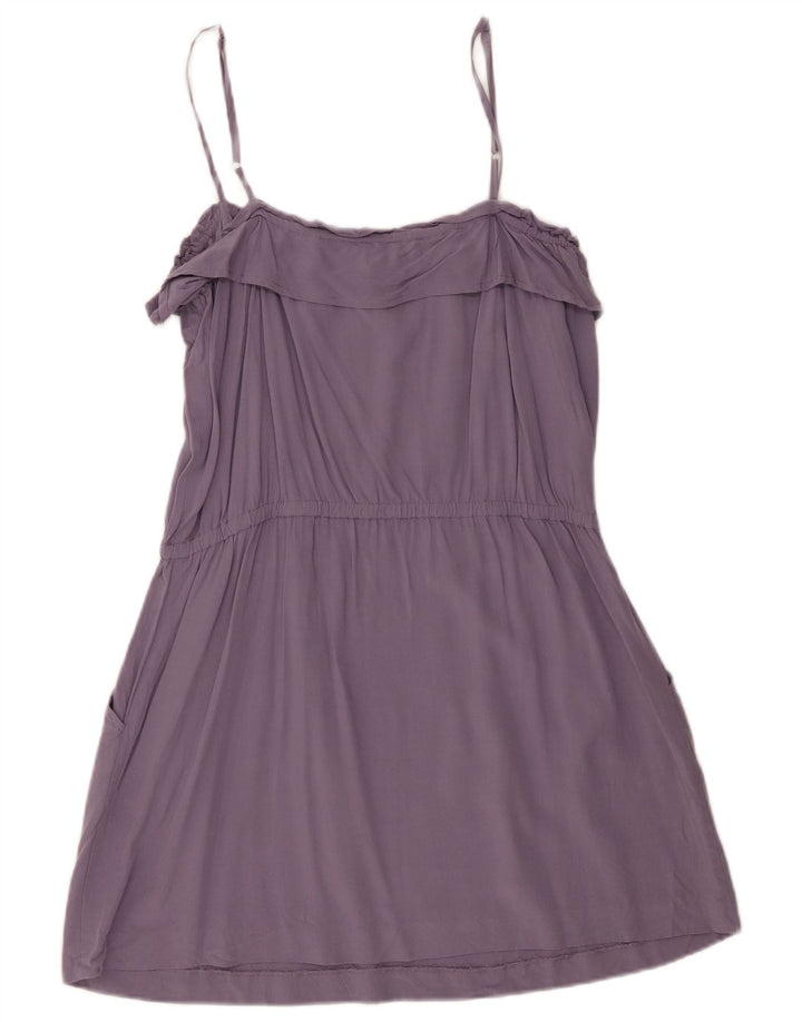 J. Crew Damen-Sommerkleid, UK 12, Mittelviolett, Viskose