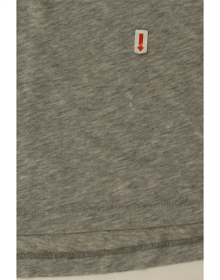 Nike Damen-T-Shirt in Übergröße mit Grafik, UK 16, Größe L, Grau meliert