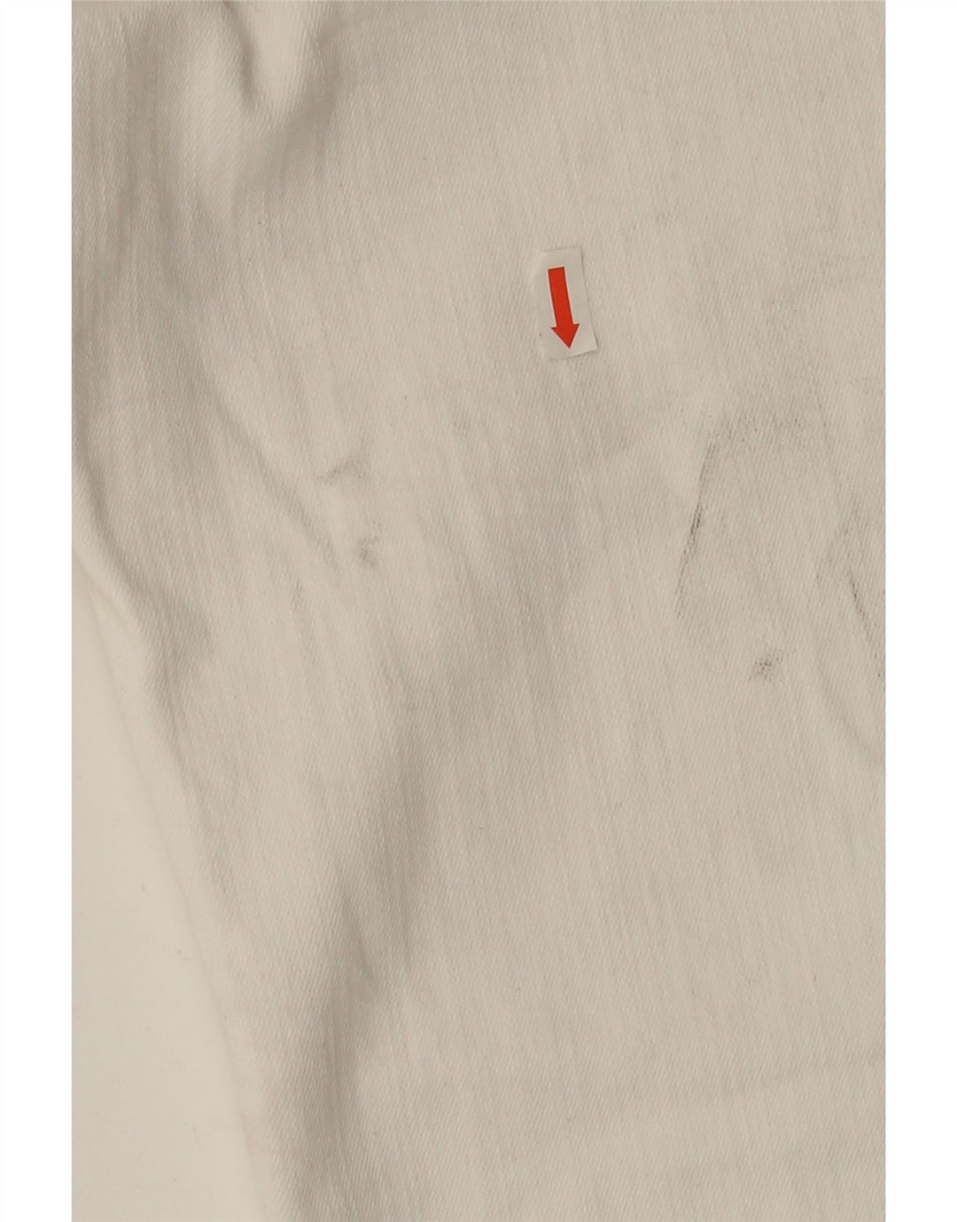 Zara Damen Crop Bootcut Jeans EU 38 Small W28 L26 Weiße Baumwolle